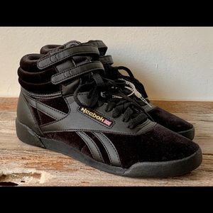 Black Velvet Reebok Classic Hightops 